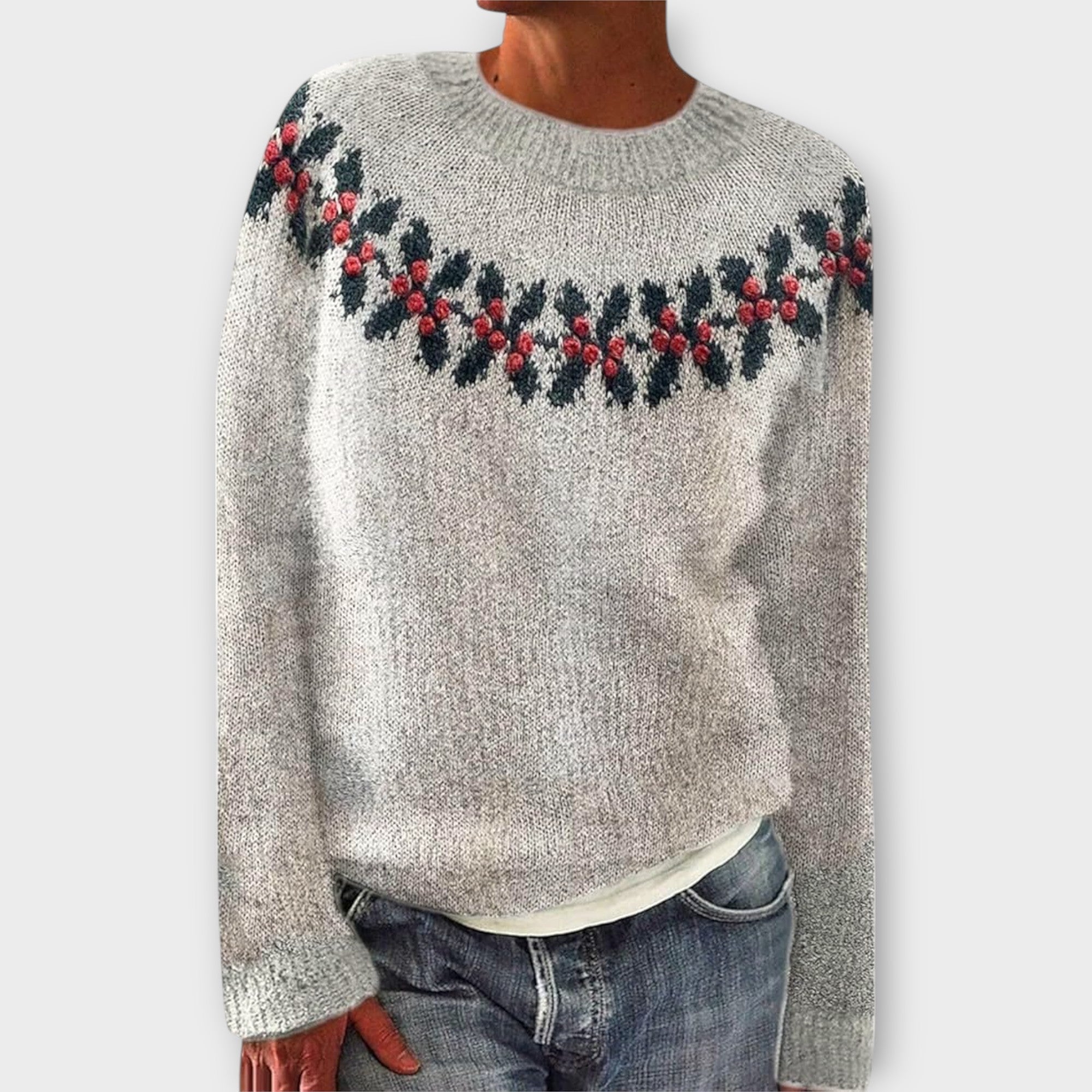 Maja™ | Stilfuld Jule Rensdyr Sweater
