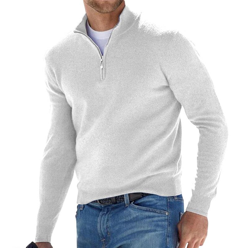 Patrick | Premium Kvalitets Sweater med Kvart Lynlås
