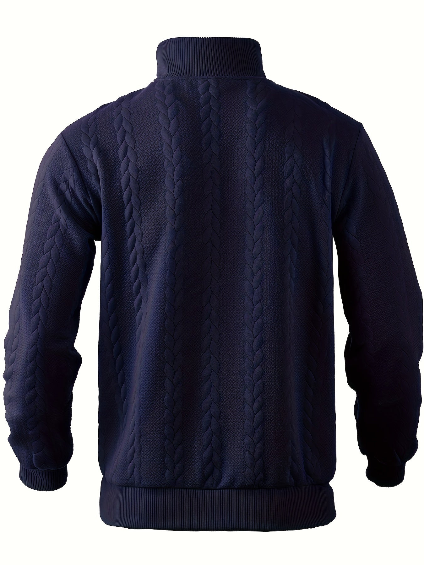 Asger – Vintage herresweater med lynlås