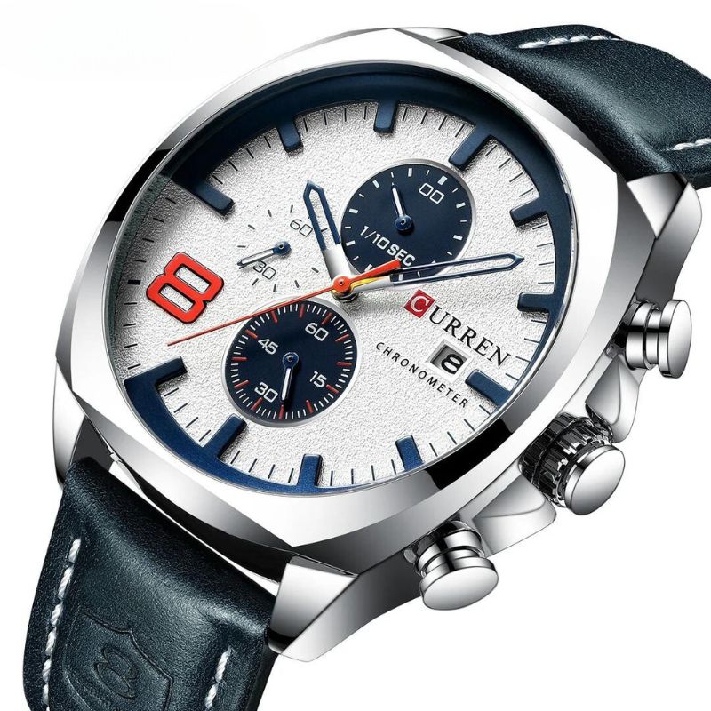 Oliver™ | Vandtæt chronograph sportsur med militærdesign