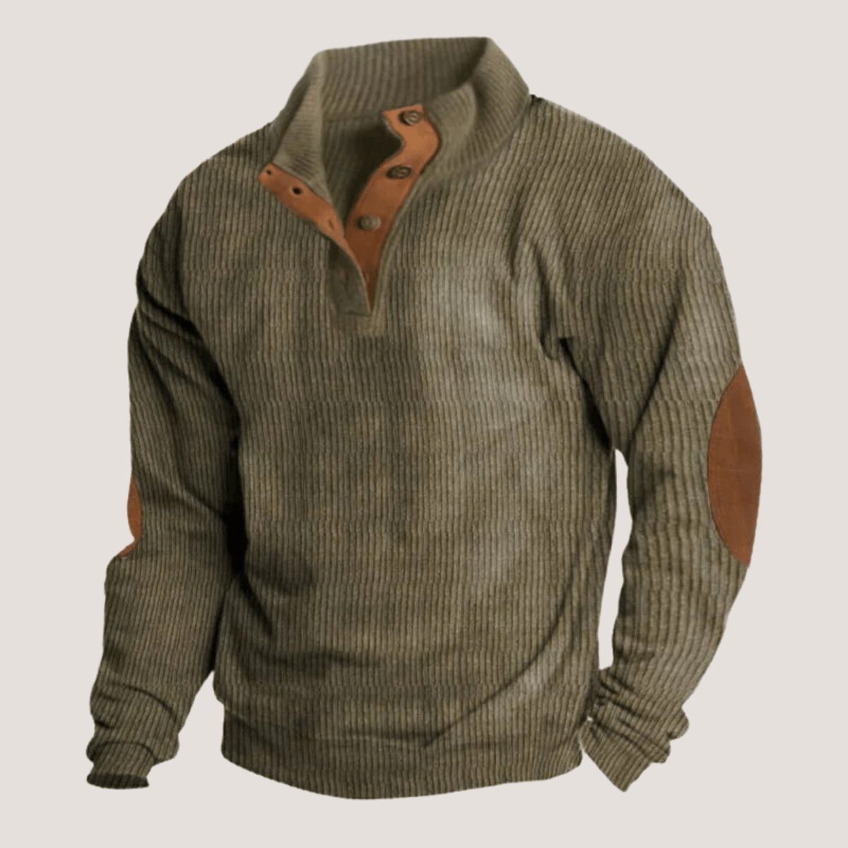 Viktor™ - Fløjlssweatshirt med krave
