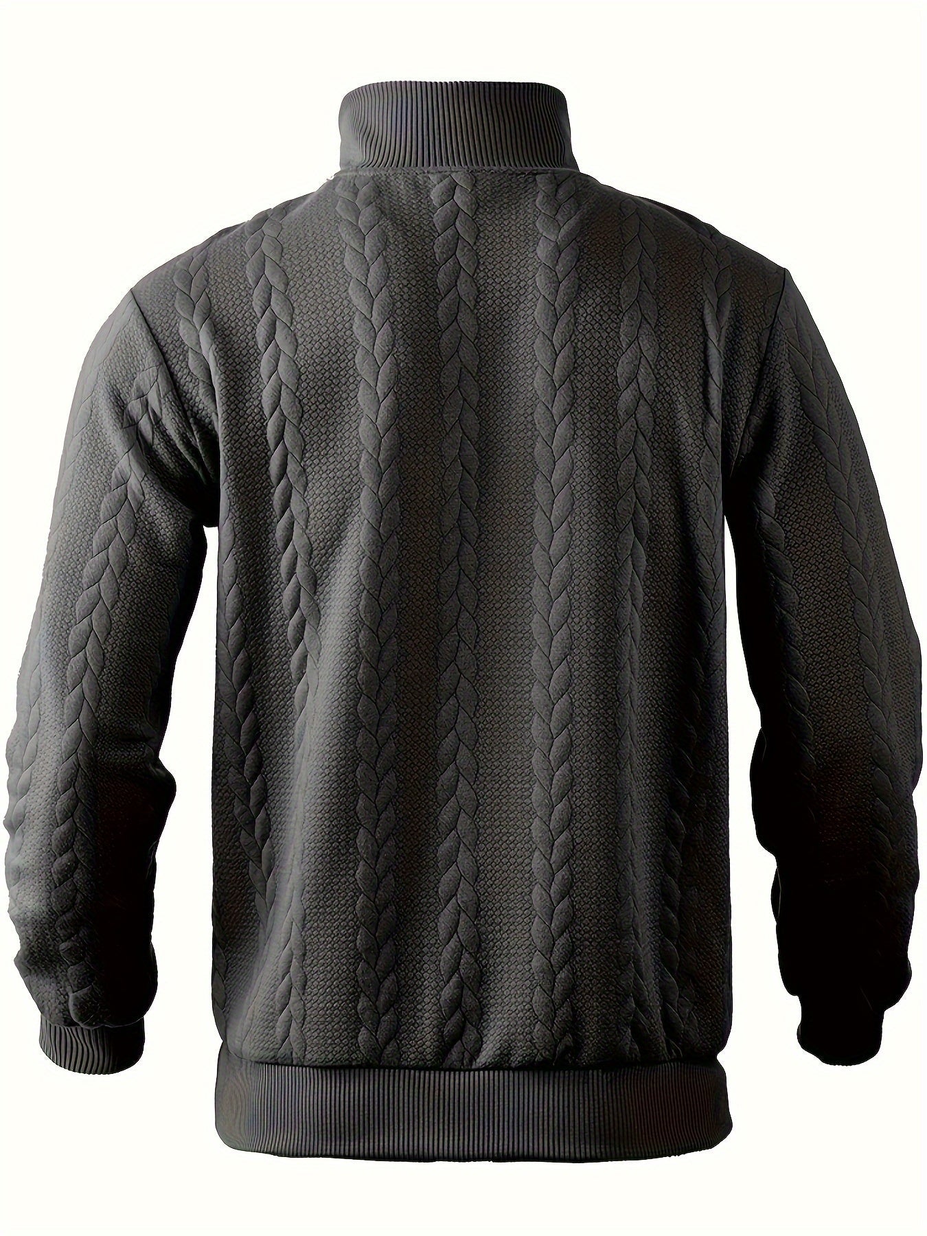 Asger – Vintage herresweater med lynlås