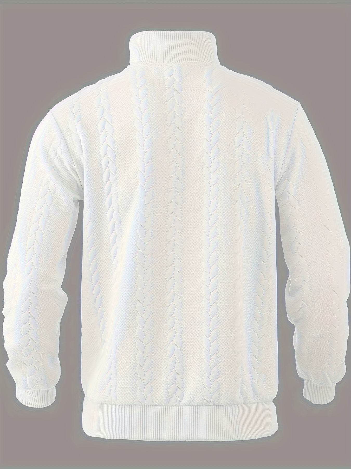 Asger – Vintage herresweater med lynlås