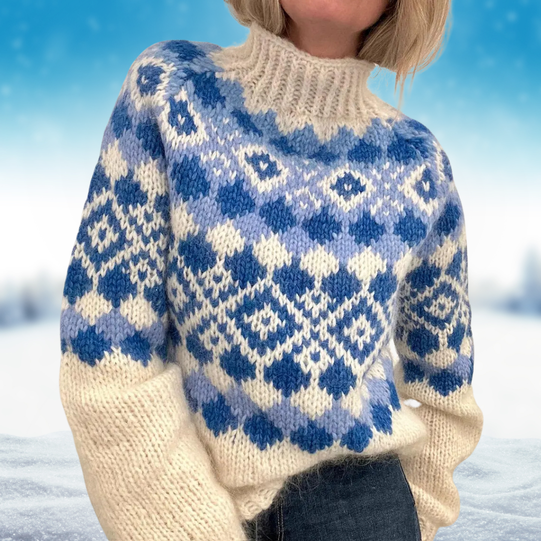Astrid™ | Stilfuld Nordisk Rullekrave Sweater