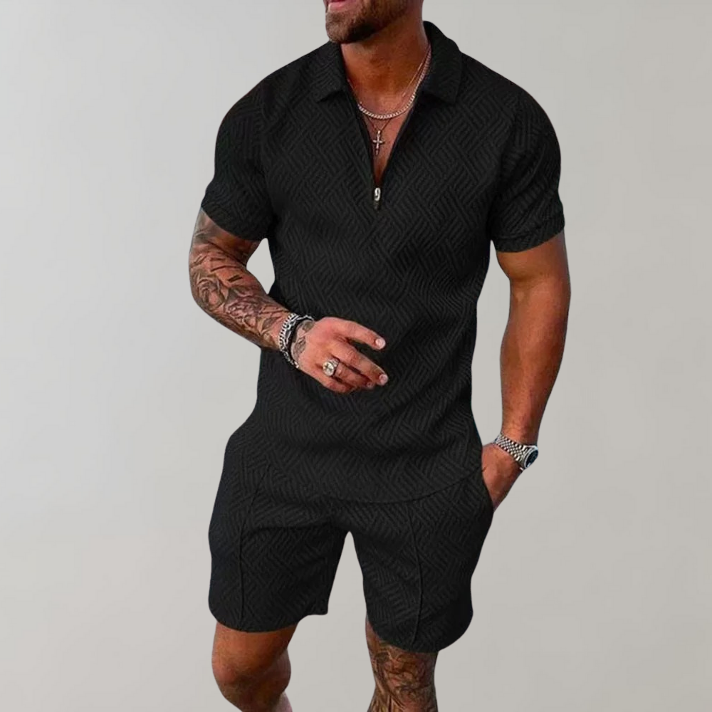 Hemming | Stilfuld Kortærmet Zip Polo Romper