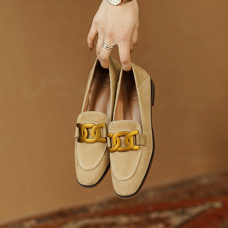 Torpgaard™ | Loafers i ruskind