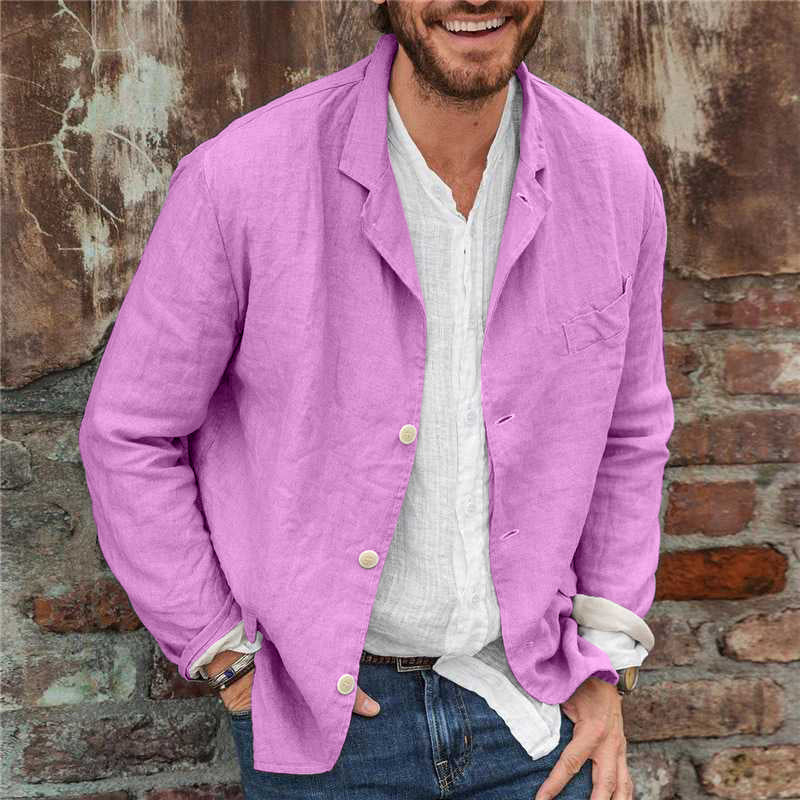 Morgan | Stilfuld Button-Down Linned Blazer