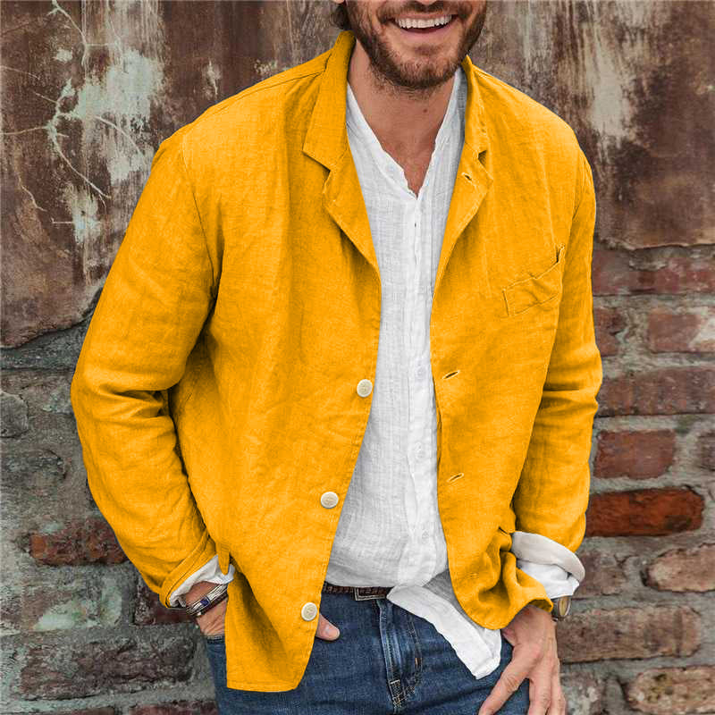 Morgan | Stilfuld Button-Down Linned Blazer