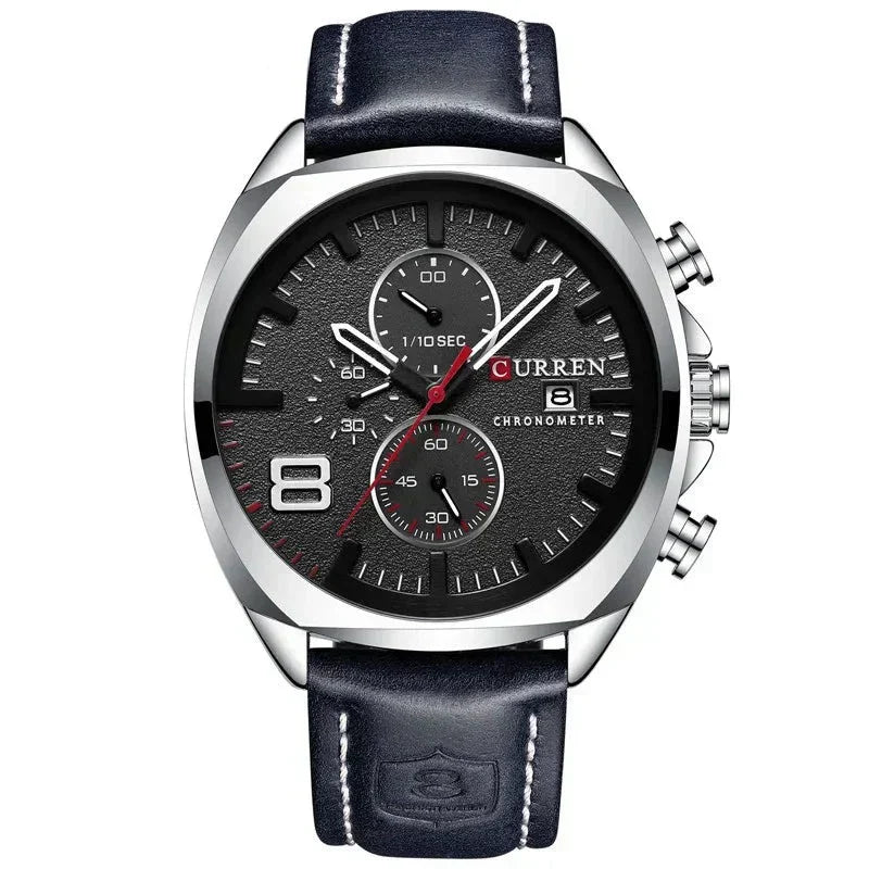 Oliver™ | Vandtæt chronograph sportsur med militærdesign