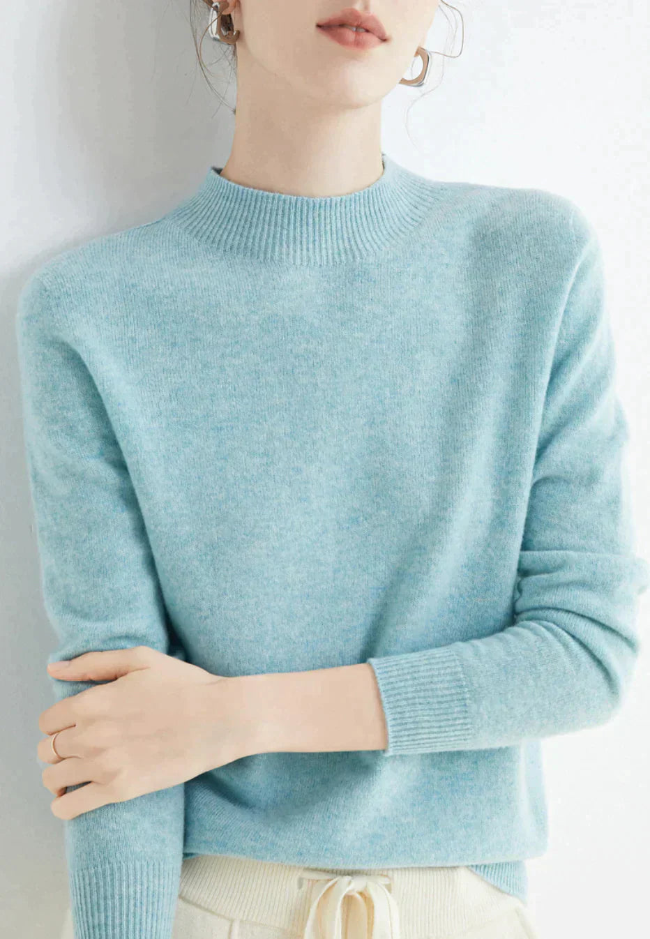 Ida™ | Hyggelig Højhalset Sweater