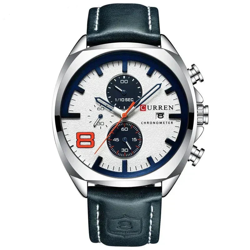 Oliver™ | Vandtæt chronograph sportsur med militærdesign