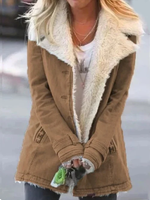 Annika™ | Fleece-Foret Vinterjakke