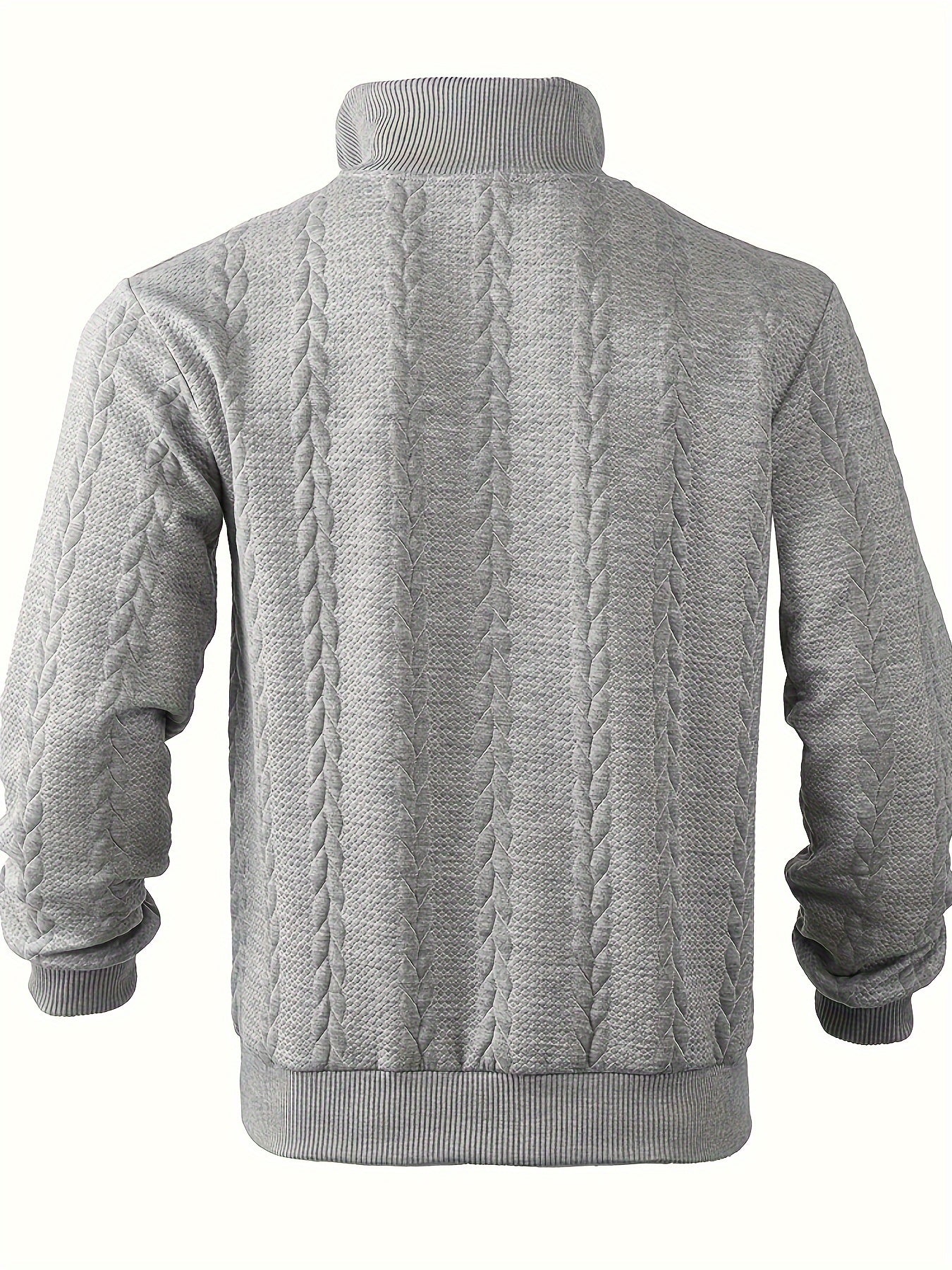 Asger – Vintage herresweater med lynlås