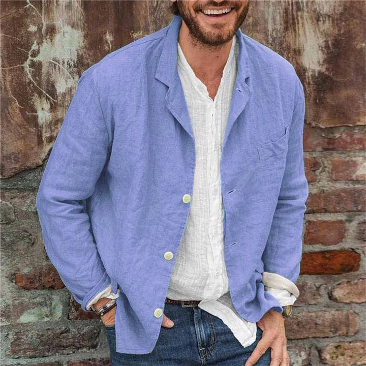 Morgan | Stilfuld Button-Down Linned Blazer