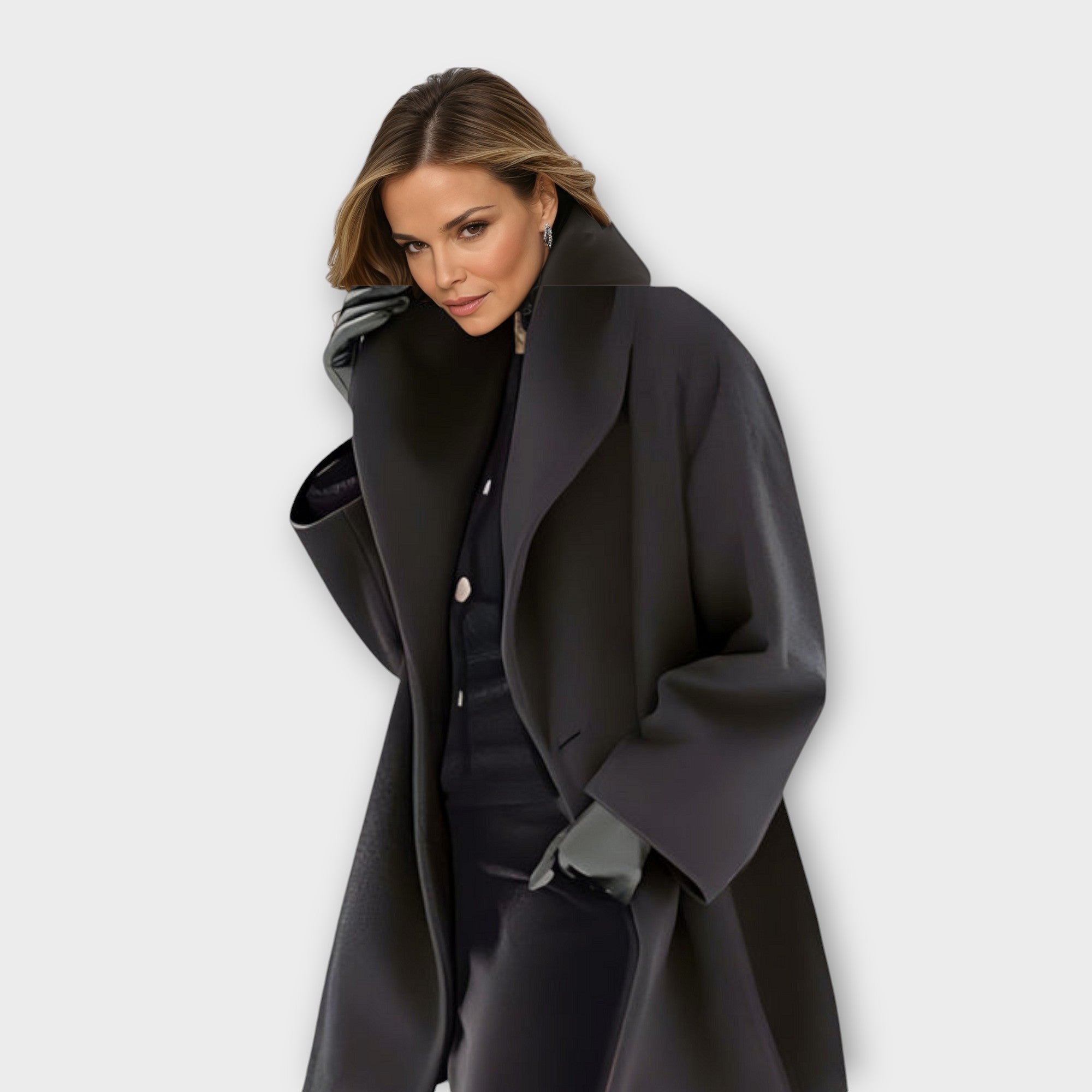 Jonna™ | Stilfuld Oversized Uldfrakke