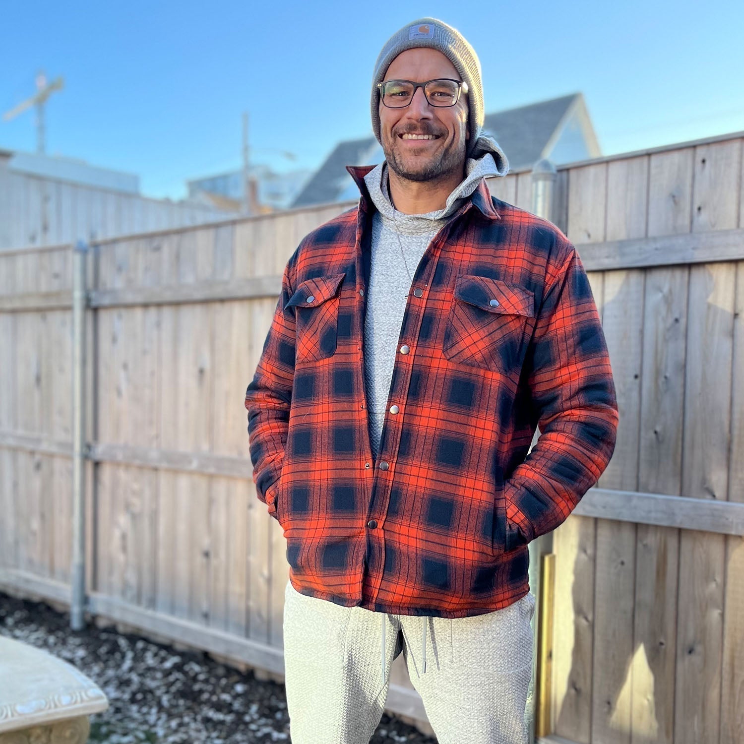 Elliot | Stilfuld Tartan Flannel Skjortejakke