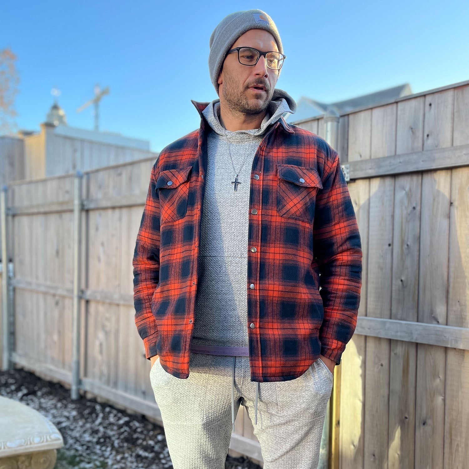 Elliot | Stilfuld Tartan Flannel Skjortejakke