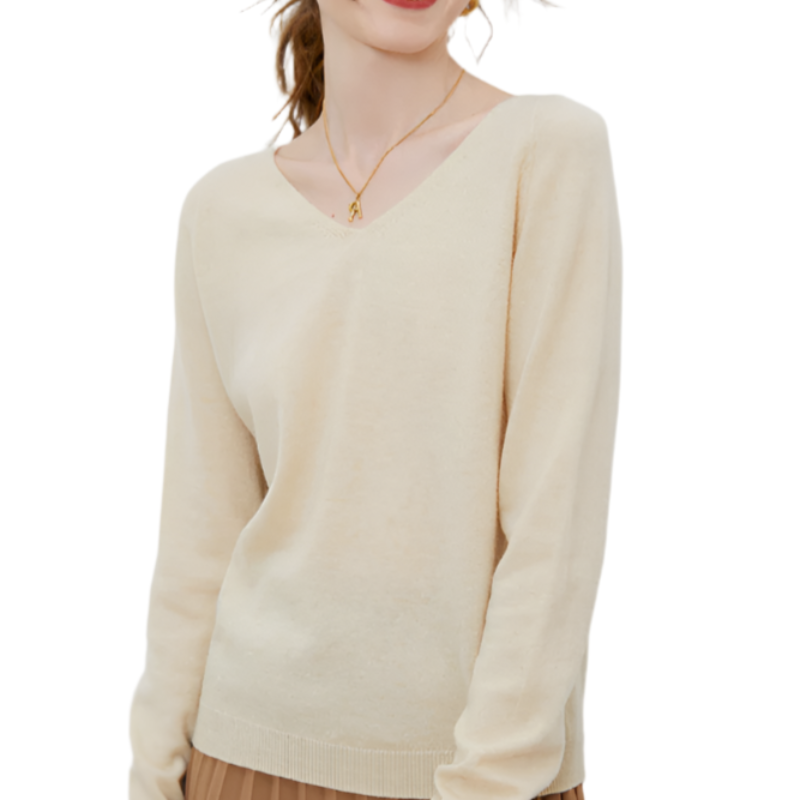 Torpgaard™ | Uldcardigan med V-hals